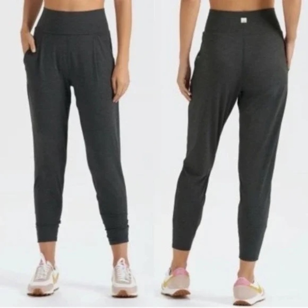 VUORI Lux Harem Pants Charcol Heather Gray Active Women's S